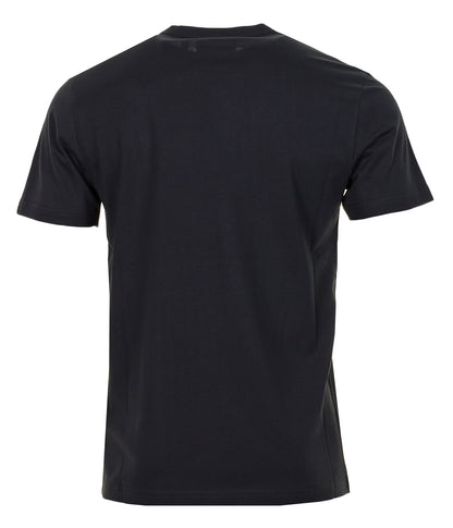 Reverse of mens Belstaff black short sleeve tee