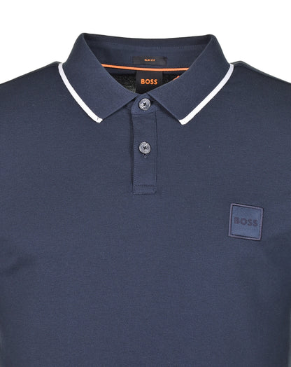 Passertip Short Sleeve Polo Shirt Dark Blue